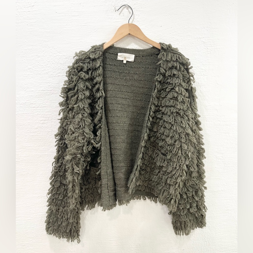 The Great Short Monster Cardigan Green Size 3 Large - Picture 1 of 5